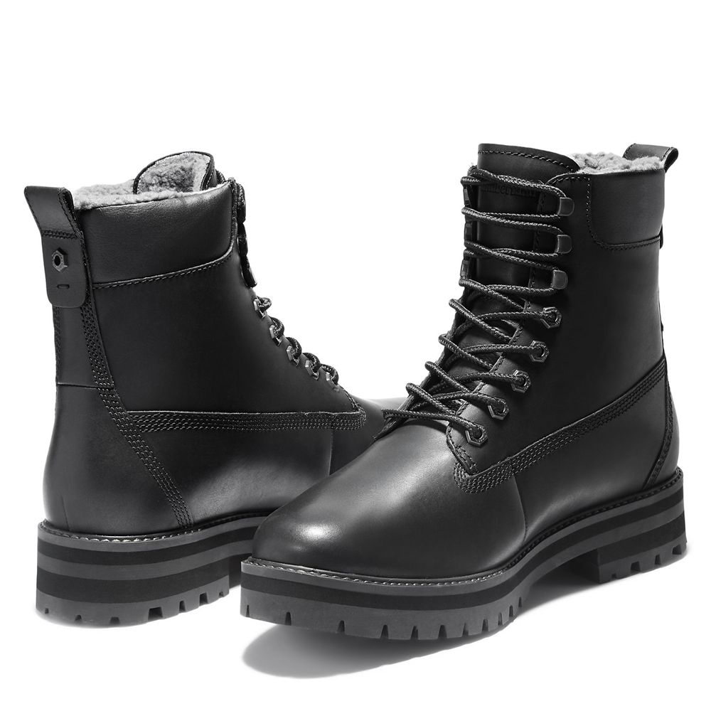 Botas de Inverno Masculino - Timberland Courma Guy Impermeavel - ZIQNT2091 - Pretas